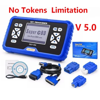

Original SuperOBD SKP900 Auto Key Programmer V5.0 NO Tokens Limitation Support Almost All Cars