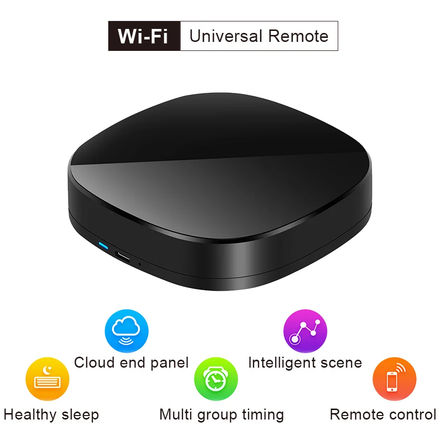 

Universal Intelligent WiFi Smart Controller Smart Home Wireless WiFi IR Switch Remote Control for Air Conditioner TV for Alexa
