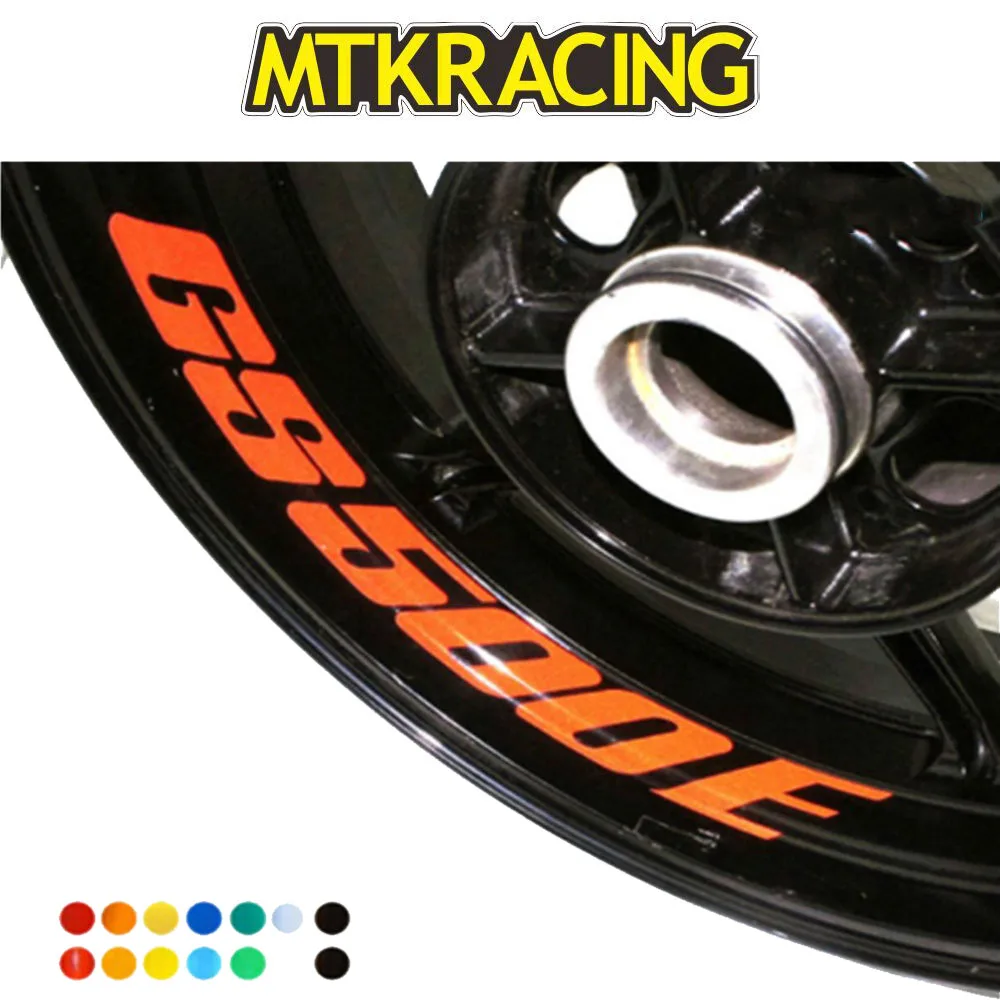 MTKRACING Free shipping 8 X CUSTOM INNER RIM DECALS WHEEL Reflective