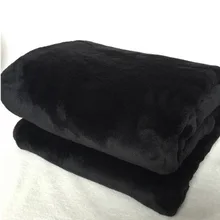 Однотонное черное Фланелевое Коралловое Флисовое одеяло на кровать пледы одеяло на кровать/диван/путешествия для взрослых/детей покрывала простыни Рождественский подарок