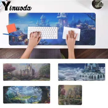 

Yinuoda Your Own Mats Fantasy Castle Cottage Beautiful Anime Mouse Mat Size for 18x22cm 20x25cm 25x29cm 30x90cm 40x90cm
