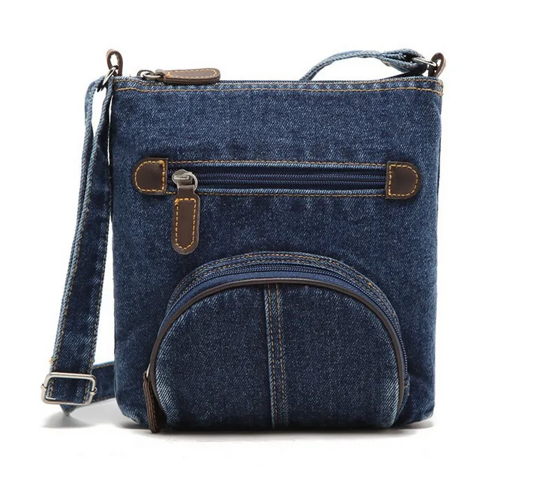 Denim Bags Cross Body Bag for Women Classic Canvas Pochette Casual
