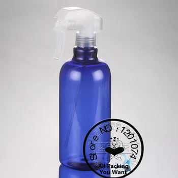 

500ml blue PET trigger spray bottle with sprayer gun.watering spray bottle,toilet water refillable bottle