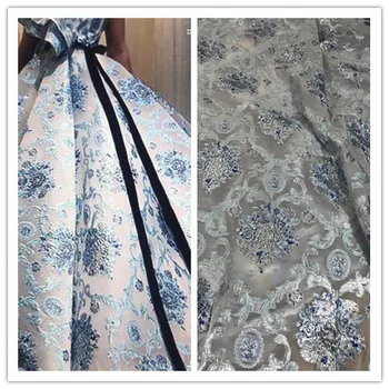 

Fancy Jolin-72804 embroidered Mesh Lace Fabric High Quality flower french lace fabric