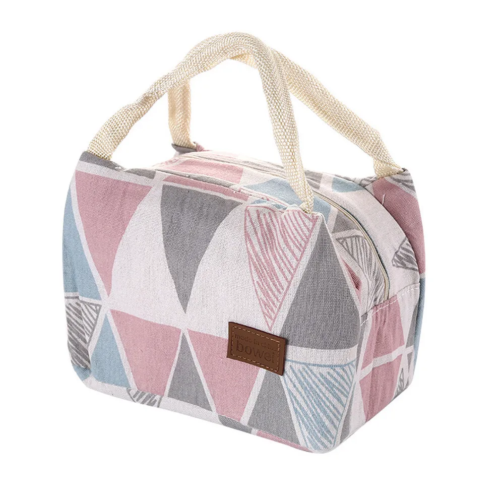 ISHOWTIENDA Lunchbag для женщин Термоизолированный Ланч-бокс большая сумка-охладитель Bento мешочек ланч-контейнер Lancheira Termica# 10L - Цвет: Многоцветный