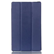 Tempered Glass Screen Protector Film PU leather cover stand case for Lenovo tab 3 8 850