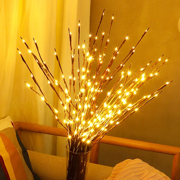 1PC Simulation Tree Branch Romantic Decorative String Creative DIY Folding Lamp Lighting Strings For Party Festival | Освещение