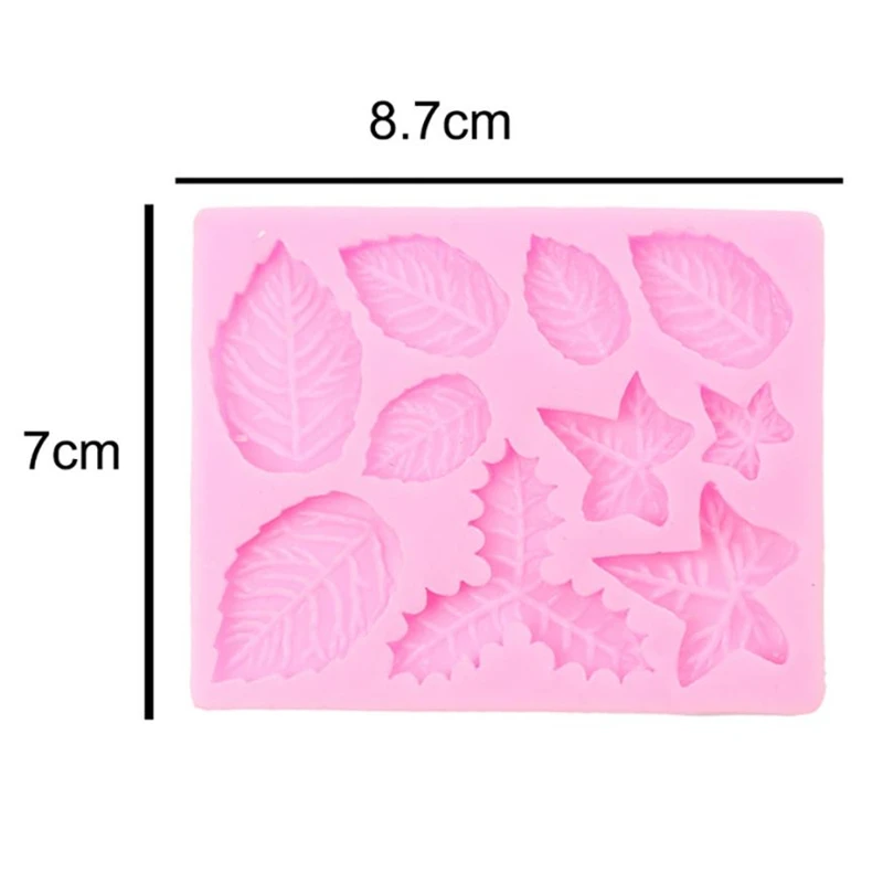 2018 New Creative  3D Silicone Chocolate Cake Fondant Mould Baking Sugar craft Decorating Mold Tools Easy operation HotC0402#30 04