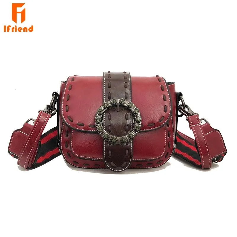 

Ifriend Fashion PU Leather Ladies Trendy Wild Shoulder Bag Female Design Crossbody Messenger Bag Women Bag Day Handbag