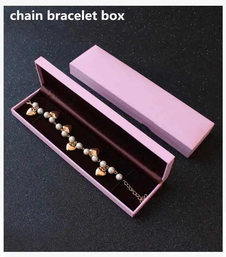 4 размера розовый ювелирные изделия Коробки и упаковки Организатор для часы-браслет Винтаж шкатулка большой логотип для упаковки