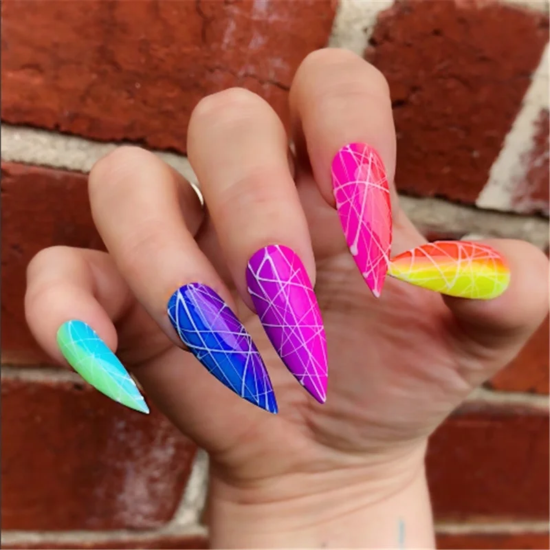 1 шт. 8 мл художественный Гель-лак для ногтей УФ светодиодный Профессиональный лак для ногтей УФ Цветной Гель-лак выбивающий вытягивающий провод паучьи гели