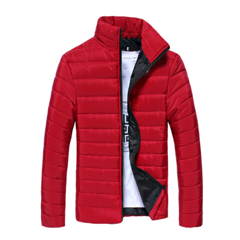 Winter Jacket Men 2016 Ultra Light Down Jacket Mens Parka Red Winter Down Coat Casual Outwear Clothing Male Plus Size 3XL 50
