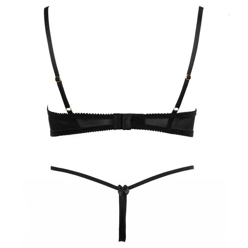 Women Sex Lingerie Open Chest Crotchless Bra Panties Adult Sexy Underwear Lace Embroidery Push Up Bra Panty Sets Nipple Cover Women Sex Lingerie Open Chest Crotchless Bra Panties Adult Sexy Underwear Lace Embroidery Push Up Bra Panty Sets Nipple Cover
