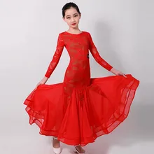 Стандартное бальное платье для детей; бальное платье для танцев; платье для вальса для девочек; Одежда для танцев с бахромой; испанское платье; красная испанская детская одежда