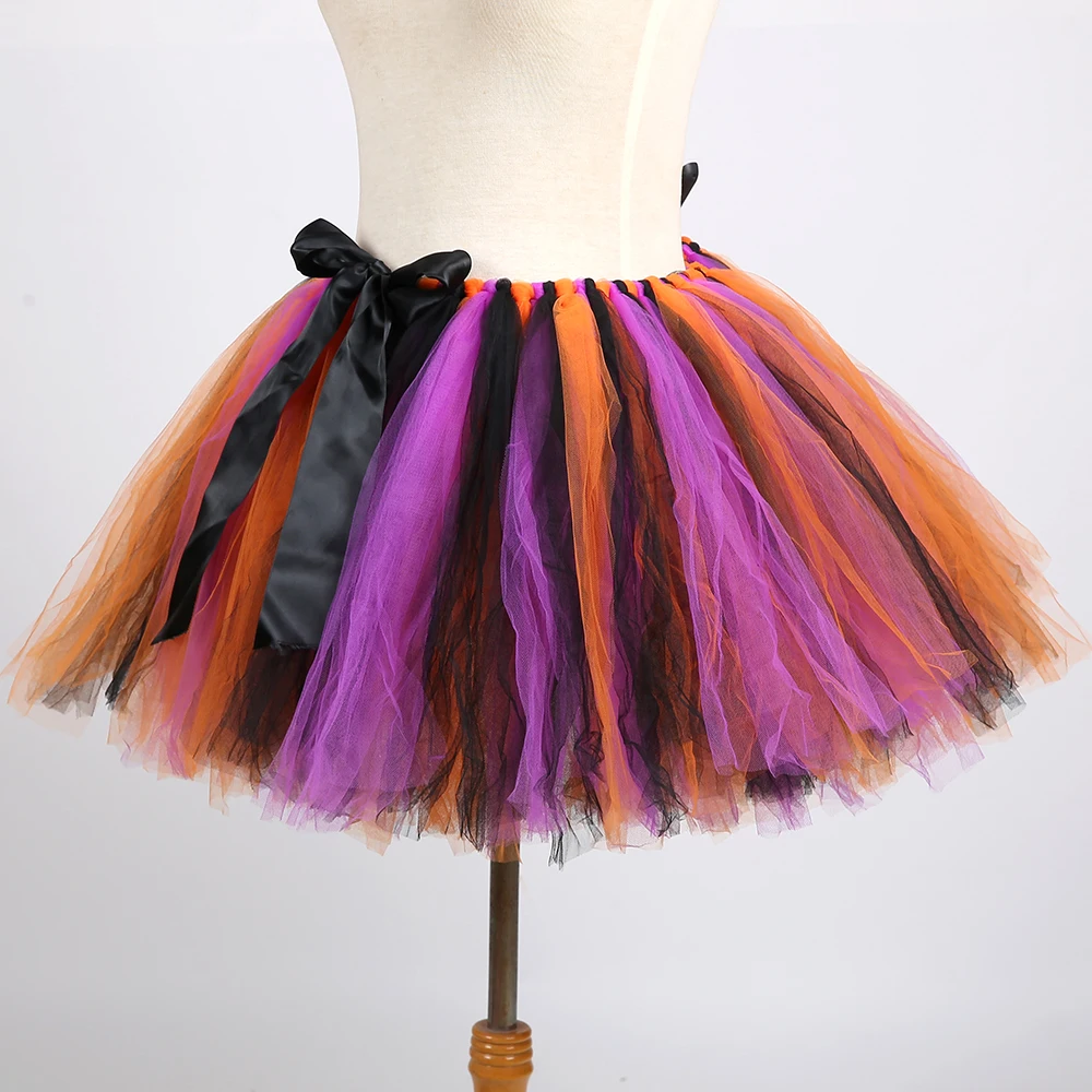 Mom and Daughter Matching Outfits Christmas Tutu Skirt Women Girls Halloween Wizard Witch Cosplay Skirt Family Matching Costume (4)