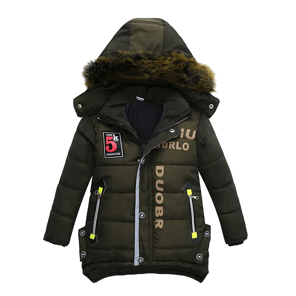 Модное красивое пальто детская зимняя куртка для мальчиков теплая детская одежда с капюшоном для мальчиков, Roupa De Menino