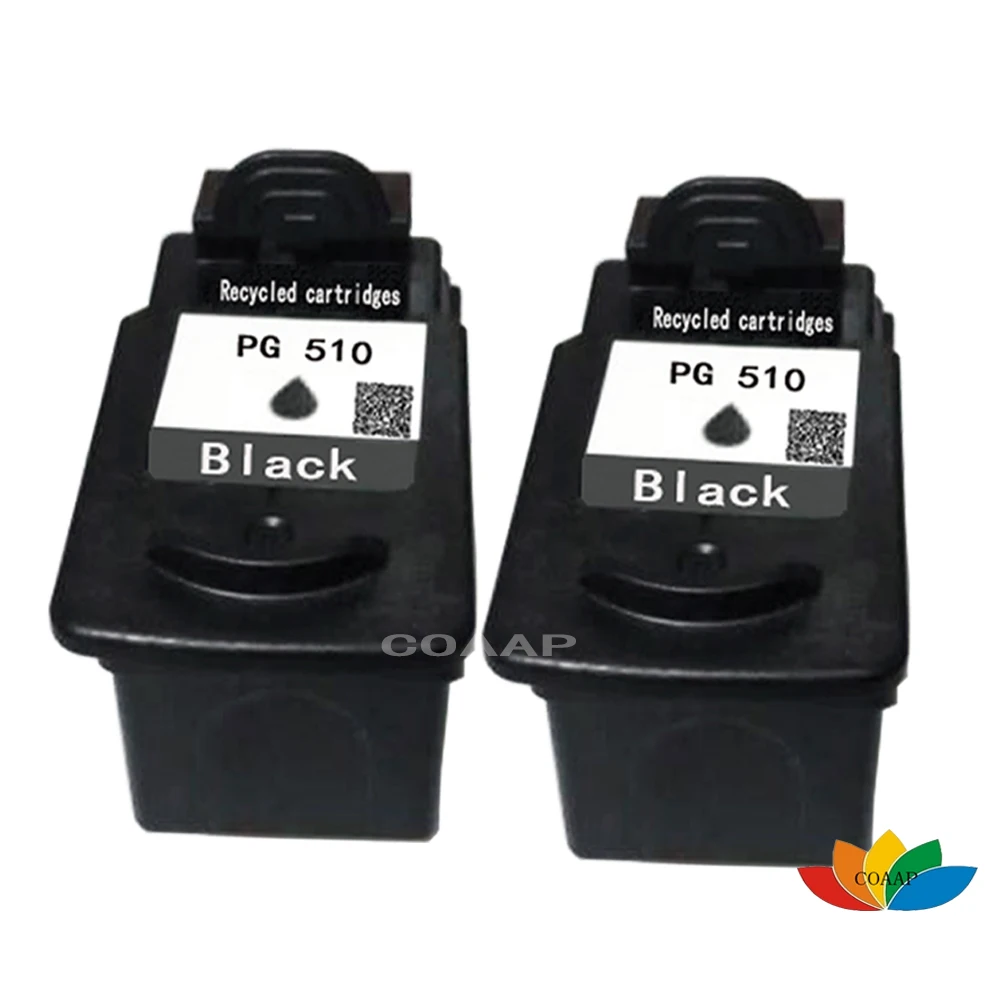 2Pcs PG 510 pg510 Ink Cartridge for Compatible Canon Pixma MP 230 237