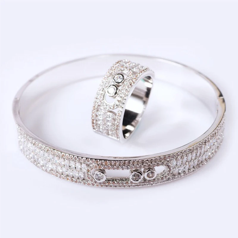 

Brand pure 925 sterling silver jewelry women's Blet design wedding jewelry luxury ladies party high-end bracelet jewelry