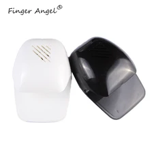 Пальчиковый Ангел мини-лампа для ногтей Дизайн ногтей сушилки для воздуха аппарат для маникюра портативные батареи небольшой Вентилятор Сушилка черно-белая маникюрная машина