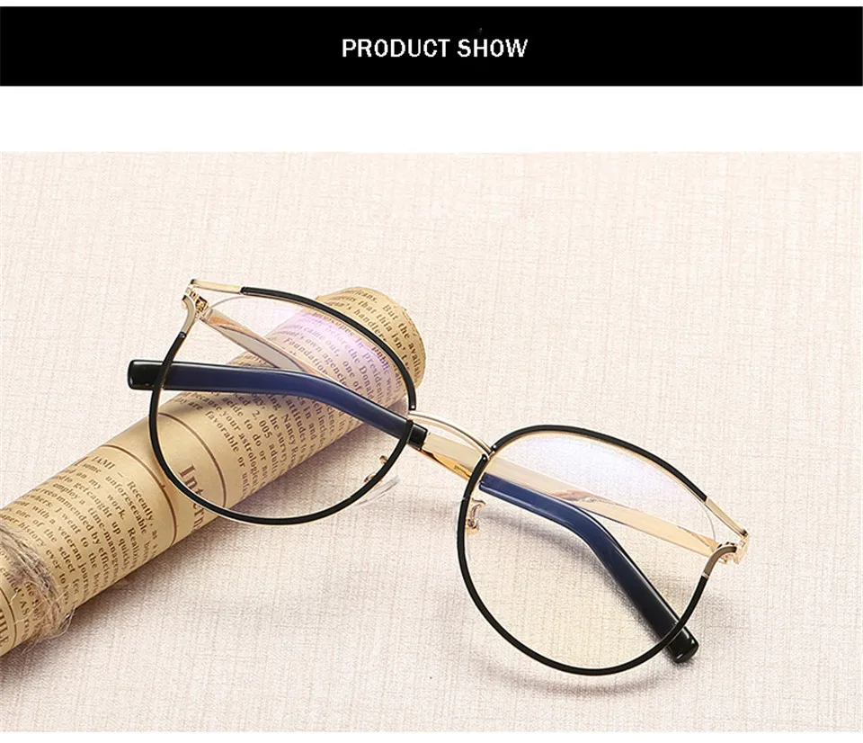 Elbru кошачий глаз зрелищная оправа для очков для мужчин и женщин очки в металлической оправе новые модные брендовые дизайнерские очки с оптическими стеклами