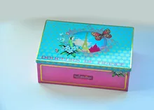 France rectangle storage tin box/gift  box/special design container