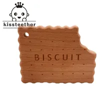 Biscoitos infantis bebê mordedor de madeira biscoitos forma natrual mordedor do bebê brinquedos de madeira dentição acessórios do chuveiro do bebê presentes