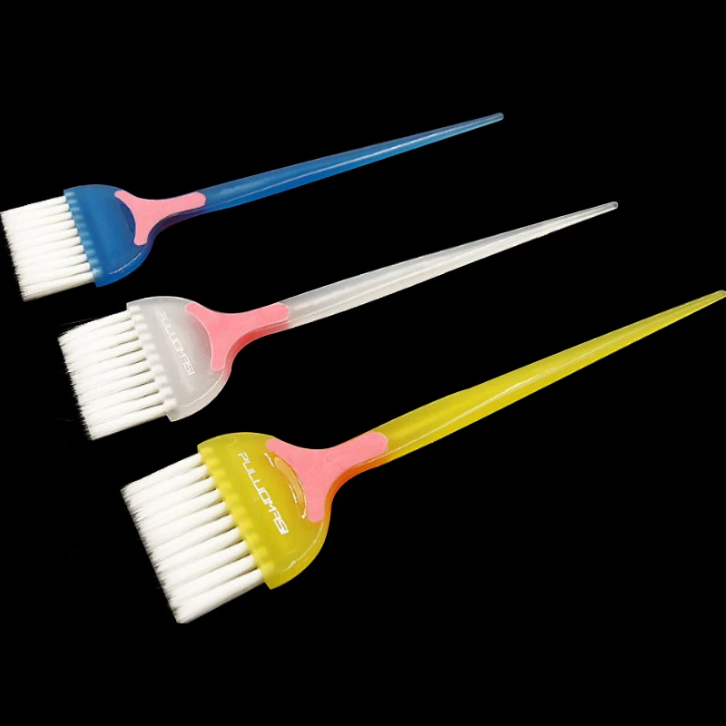 

1pc Professional PP Handle Natural Hair Brushes Resin Fluffy Comb Hairdressing Barber Hair Dye Hair Brush make up comb styling