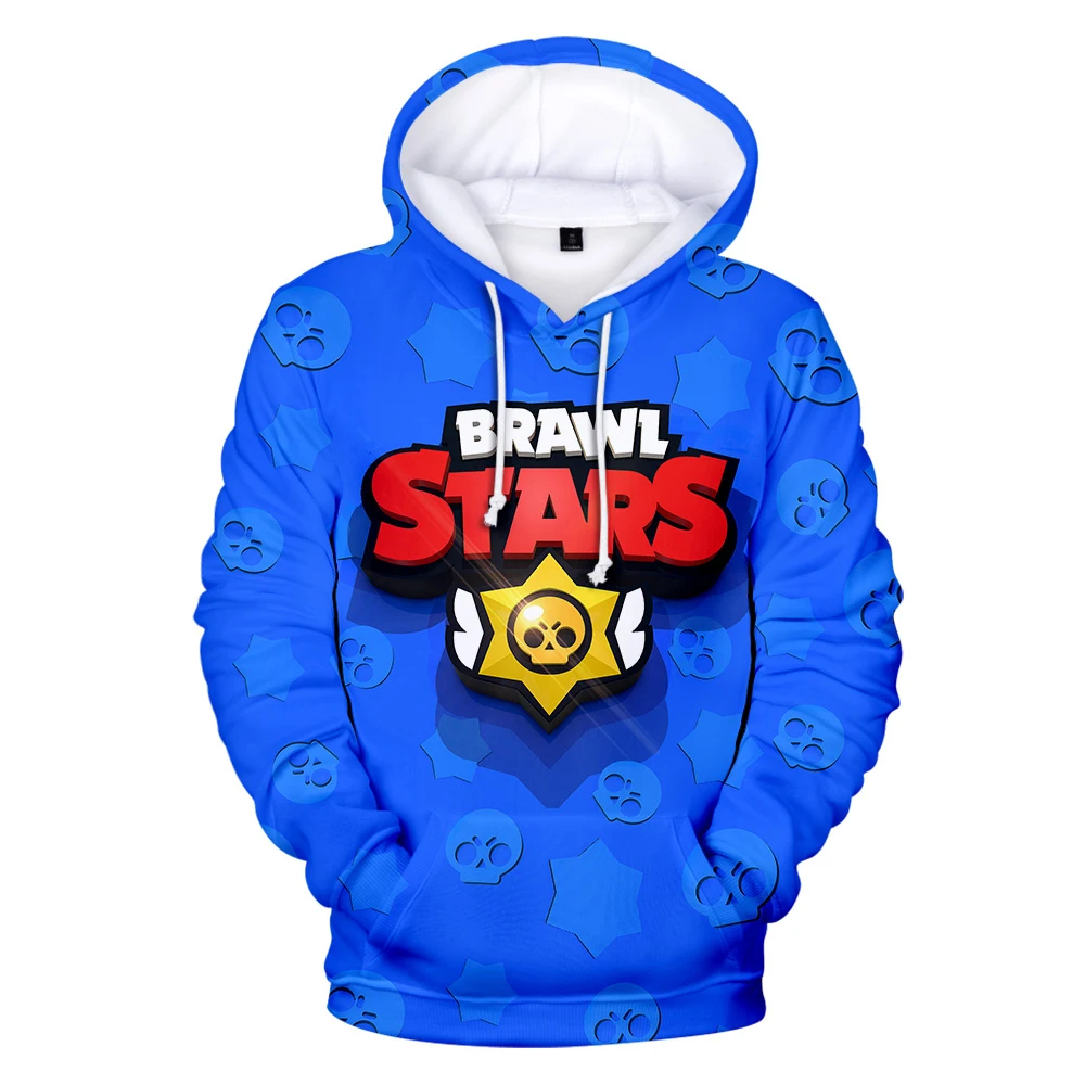 

2019 BRAWL STARS 3D Print fashion Cosplay Long Sleeve Hoodies Sweatshirts Casual