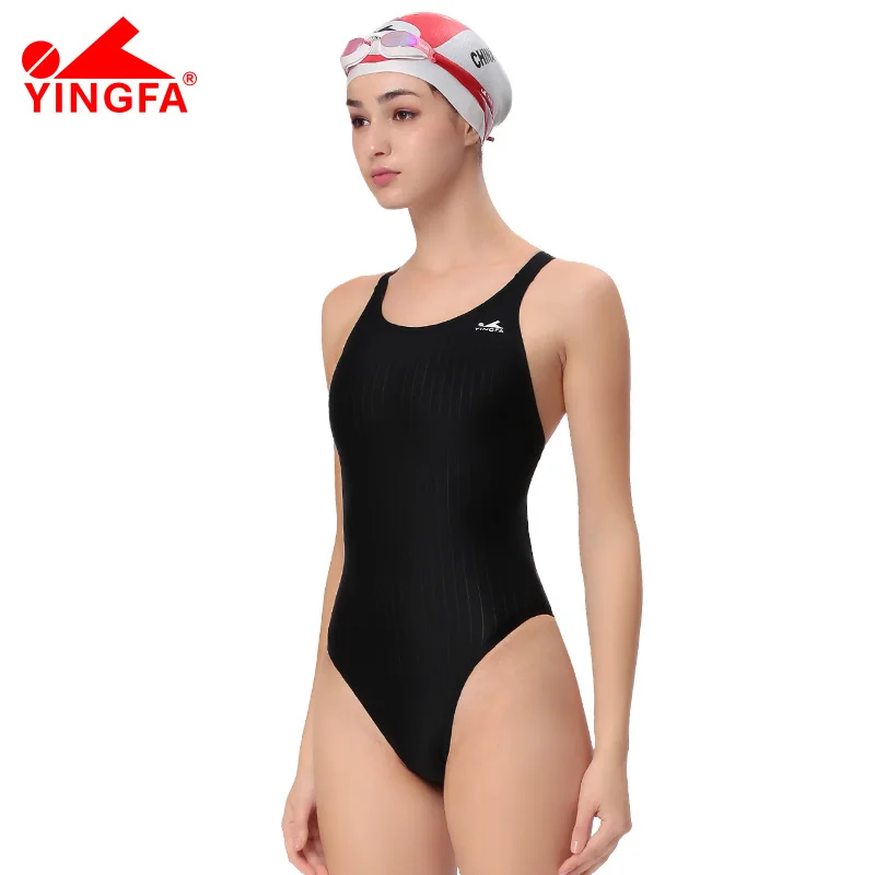 YINGFA цельный тренировочный купальник для соревнований одобренный Fina Женский