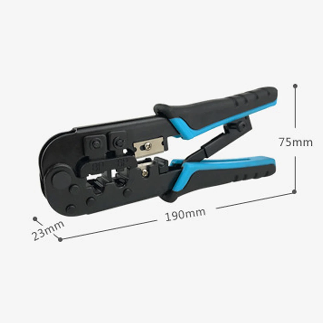 Многофункциональные обжимные плоскогубцы 190*75*23 мм обжимной инструмент для зачистки проводов RJ45 RJ-12 RJ11 сетевые инструменты Cat5 Cat6