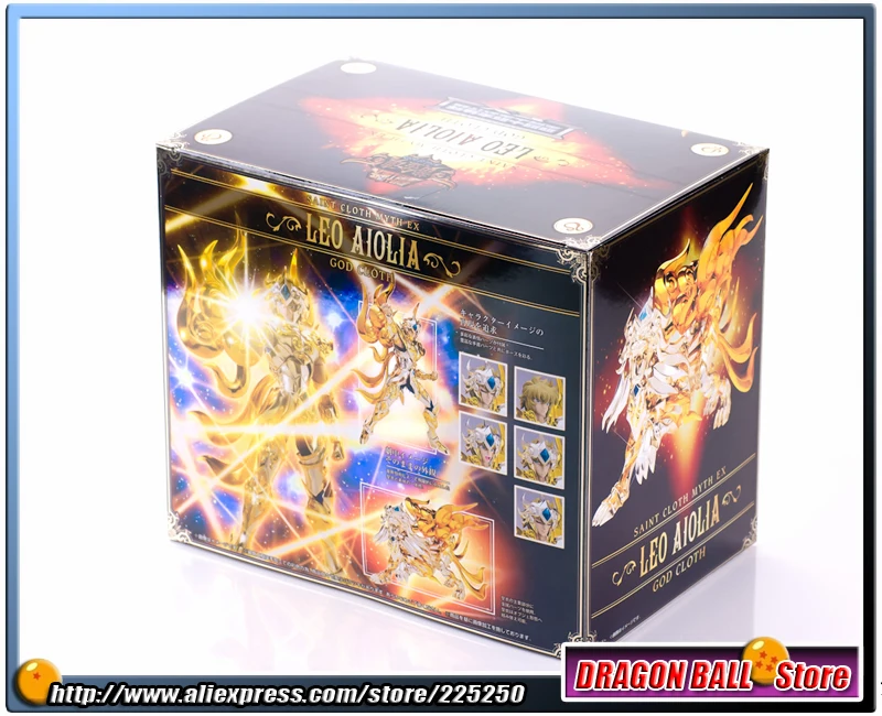 Японии аниме "Saint Seiya" оригинальные Bandai Tamashii Наций Санкт Ткань Миф EX Soul золота фигурку- лев aiolia Бог Ткань