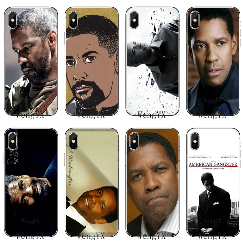 Тонкий Силиконовый ТПУ мягкий чехол Denzel Washington для Samsung Galaxy S3 S4 S5 S6 S7 edge S8 S9 Plus mini Note 3