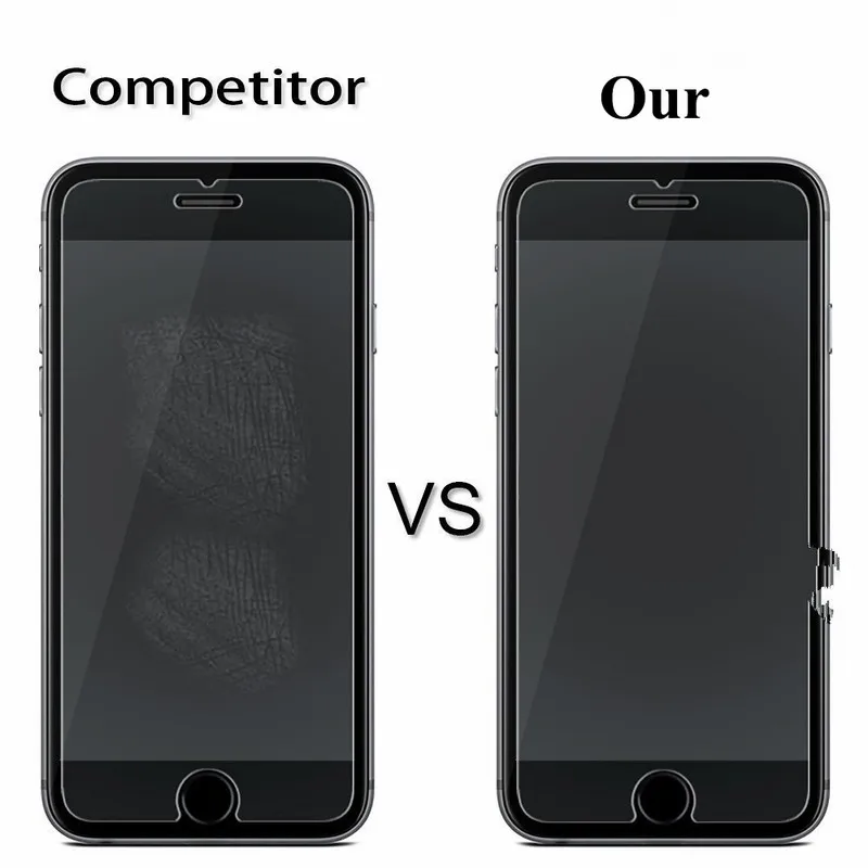NYFundas Tempered Glass Screen Protector For Apple iPhone 7 Plus 6S 6 5 5S SE 4 4S Film Protection verre trempe ScreenProtector (2)