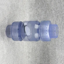 32 мм ID прозрачный ПВХ один способ обратный клапан фитинг водопроводный разъем для орошения сада аквариум