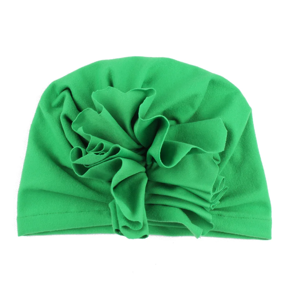 Горячая Распродажа, милое детское платье с бантом, зимняя шапка, вязаная шапочка для девочек, Шапочка-тюрбан, шапочка - Цвет: green