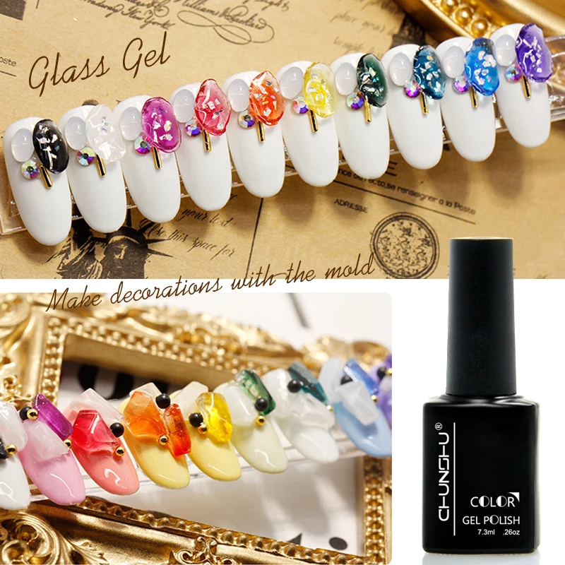 

Multicolor Translucent Coloured Glaze Gem Gel Glass Gel Uses Molds To Make Ornaments Do Colorful Elven Stone For Nails Art DIY