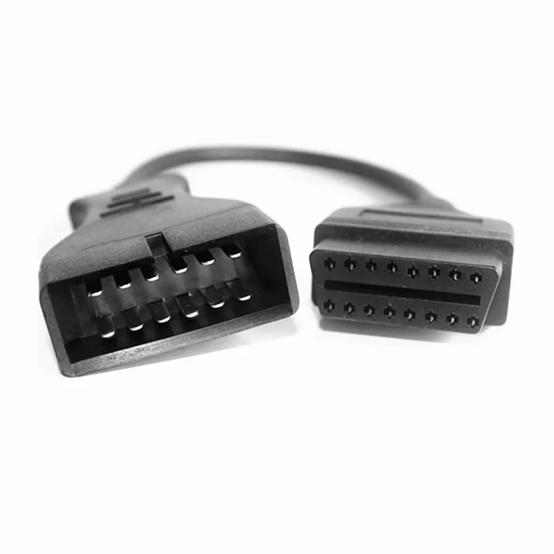 Для GM Daewoo 12 штепселный OBD2 OBDII Мужской до 16 контактный разъем адаптер