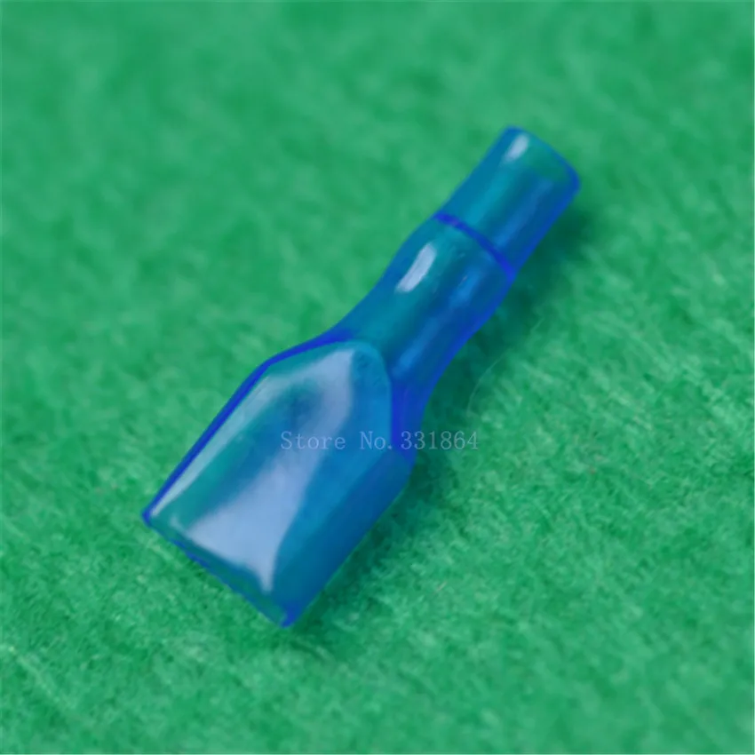 100pcs 6.3mm Welded Jacket Soft Terminal Protective Case Terminal