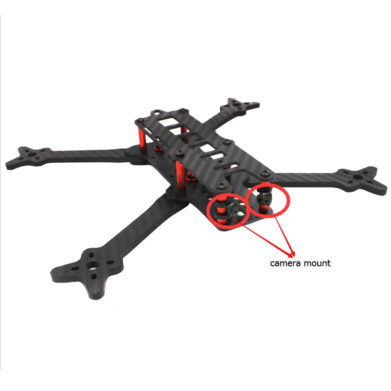 Дрон-Квадрокоптер FlowRide frestyle 5 дюймов рама FPV гоночный Дрон с 2 мм верхней пластиной