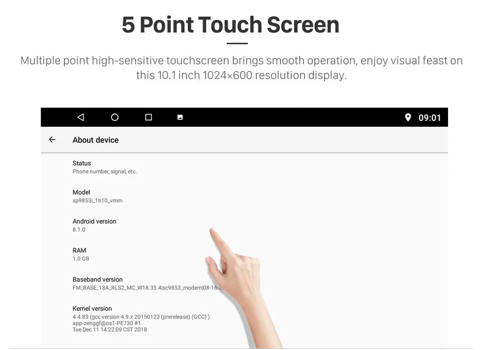 Excellent Harfey 10.1" Android 6.0/8.1 Car Radio For HONDA CITY RHD 2014 2015 2016 2017 2Din Multimedia Player GPS Head Unit 3G Wifi 4
