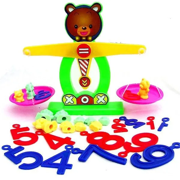 Детские игрушки-головоломки, понимание цифровых упражнений на вычитание, чтобы овладевать баланс и вес chil части