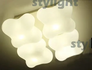 

4 heads Qua S 421 3C Novelty Brief Glass Wall Lamp Ceiling Light Living Room Wall Light