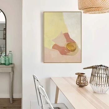 

Buzart Nordic Canvas Paintings coffee house Home Deco Wall Art Pictures for Dining Room Posters and Prints No frame