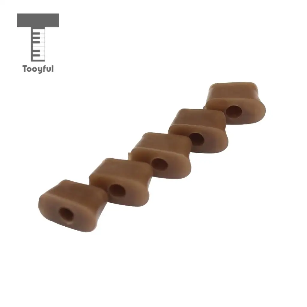 5 Pieces Flute Trill Key Bumper Cork Flute Woodwind Parts Accessories Small