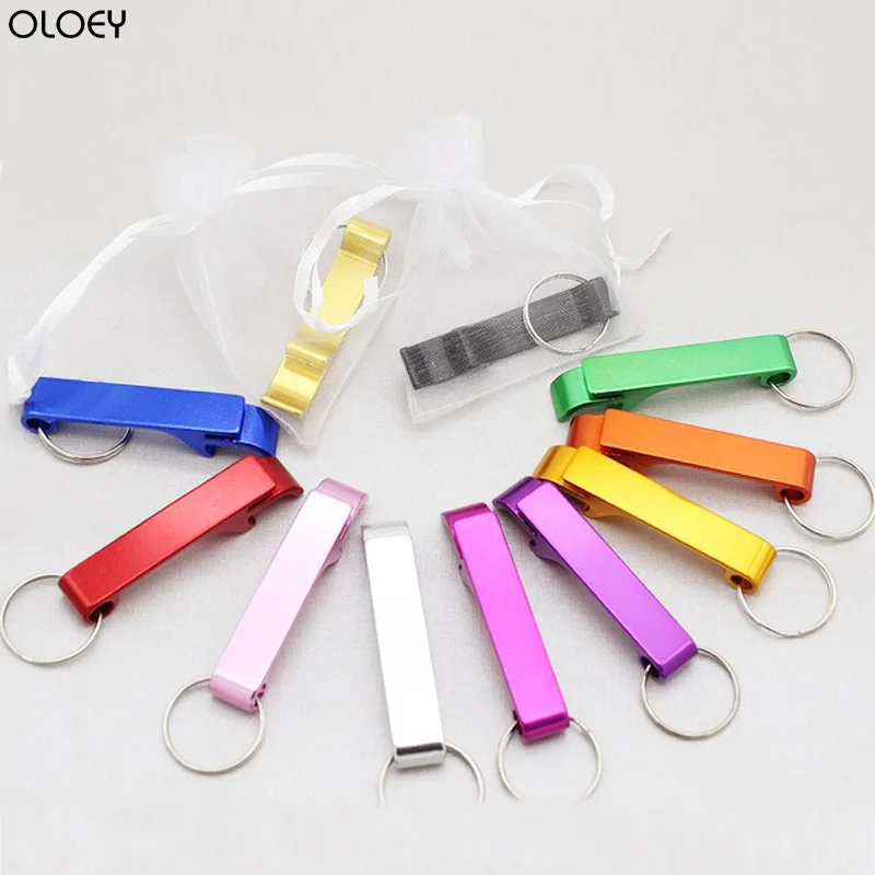 

3pcs Multifunctional Beer Cans Bottle Opener with Key Ring Circle Creative Gift Alloy Bottle Opener Wholesale Aluminum Alloy