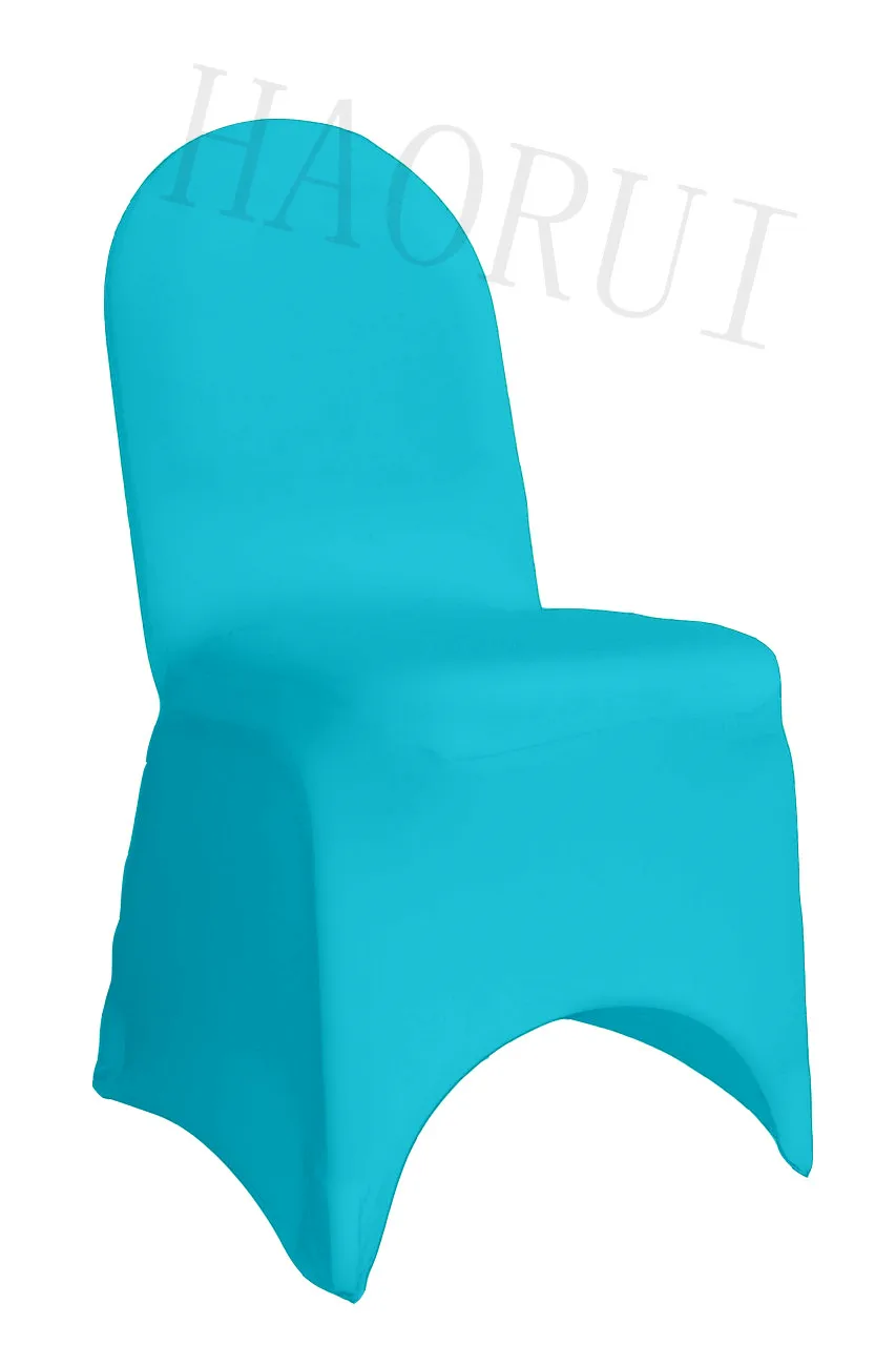 19 Colours Free Shipping 100pcs Dining Banquet Party Chair Cover Spandex for Wedding Decoration