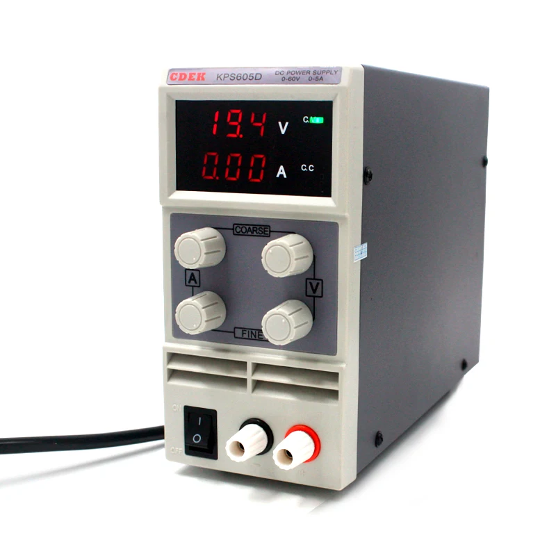 

KPS605D Voltage Regulator Mini Laboratory Power Supply Adjustable 110V 220V Digital DC Power Supply 60V 5A Voltage Stabilizer