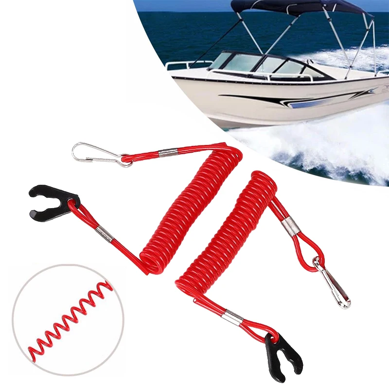 2 шт. 1,6 м лодка Kill Switches ключ шнурок безопасности веревка для Yamaha PWC Jet Ski Wave Runner Stop Kill Key плавающий ремень безопасности Z