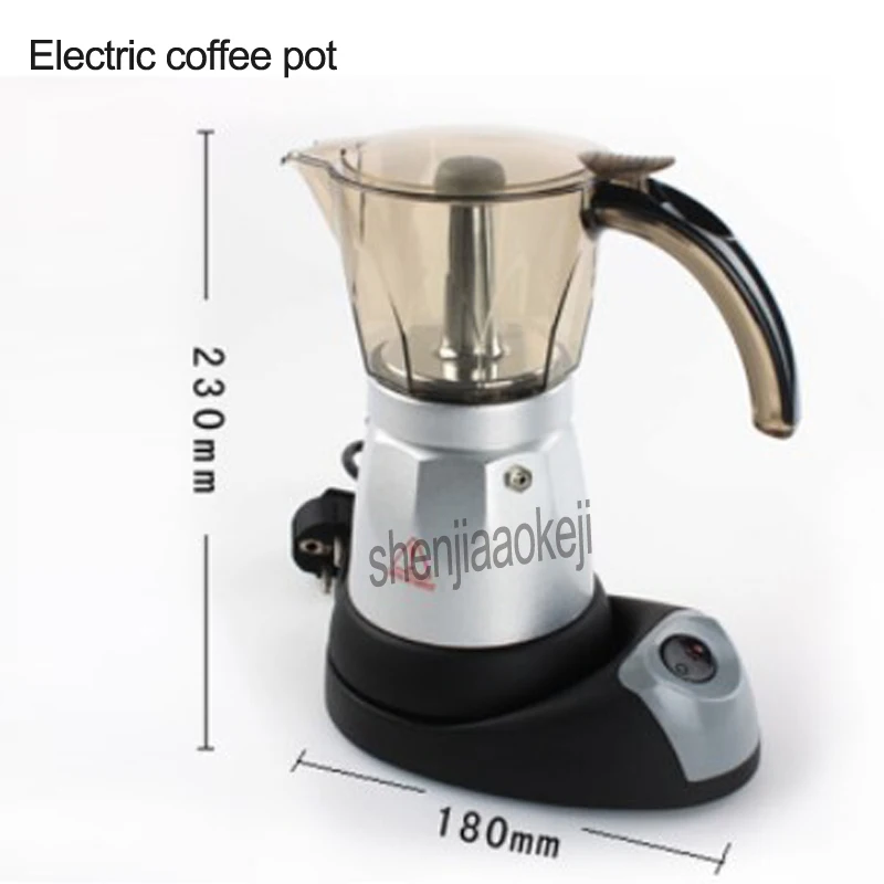 150 300 600 Aluminum Moka Pot with Electric Burner Stove Top Coffee Maker  Espresso Percolator Mocha Kettle Heater Home Household - AliExpress