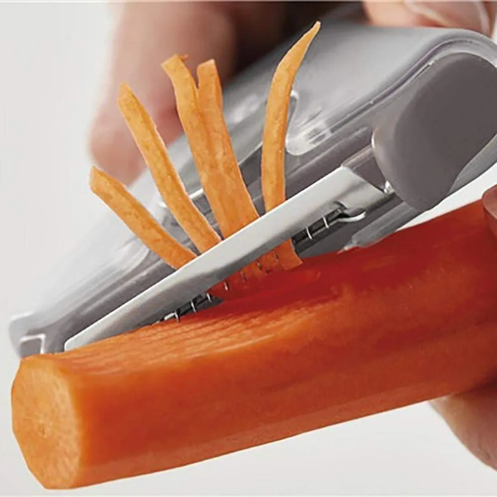 Upgrade Magic Trio Овощечистка 3 шт. в 1 комплект Шредер слайсер приспособление для чистки овощей и фруктов картофеля сыра лука дропшиппинг нож для нарезания соломкой